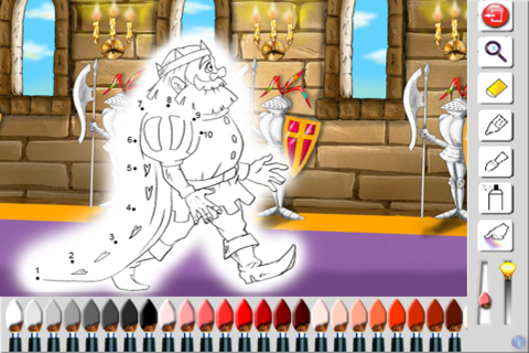 Coloring Studio - Puss in Boots edition screenshot 2