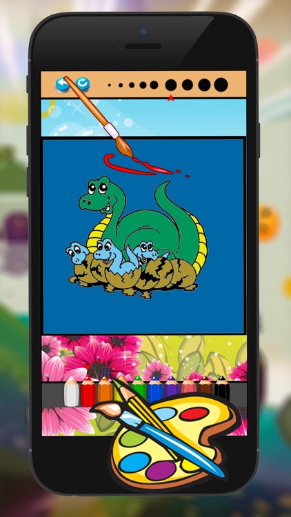 Dinosaur Coloring Book -  Dino Drawing For Good Kid Games screenshot-3