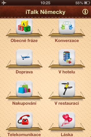 iTalk Německy! konverzace: slovíčka a fráze pro rodilé mluvčí češtiny screenshot 2