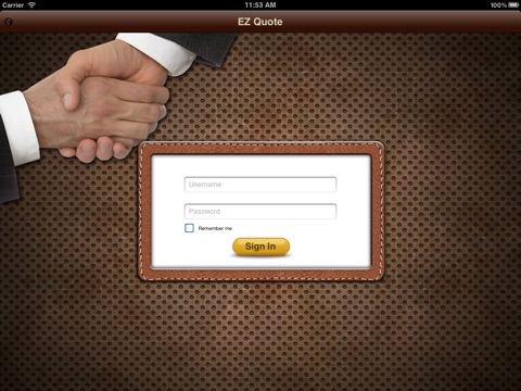 EZ Quote for iPad screenshot 2