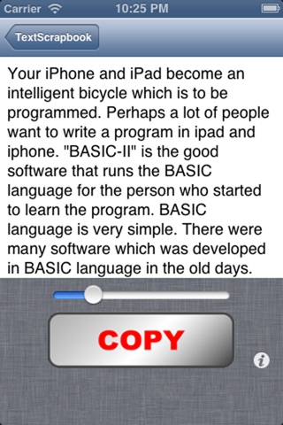 TextScrapbook screenshot 2