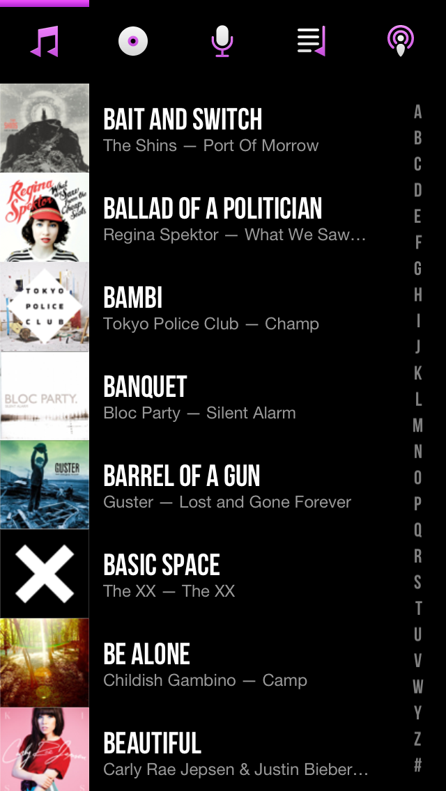 CarTunes Music Player screenshot1