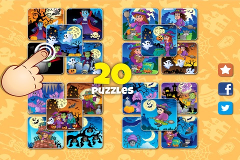 Halloween Puzzles for Kids and Toddlers screenshot 4