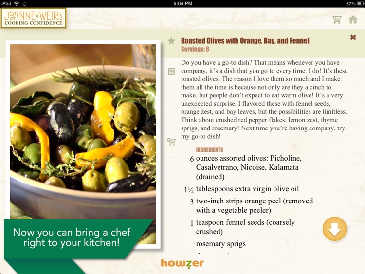 Joanne Weir's Cooking Confidence: Appetizers