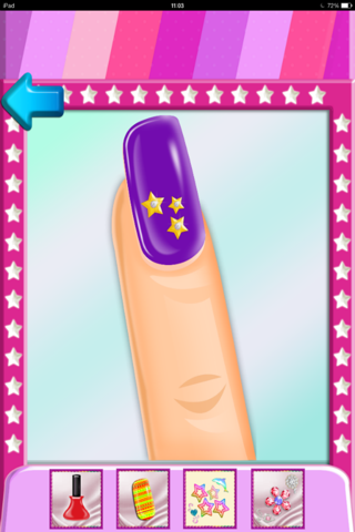 Aaah! Make my nails beautiful!- super fun beauty salon game for girls screenshot 3