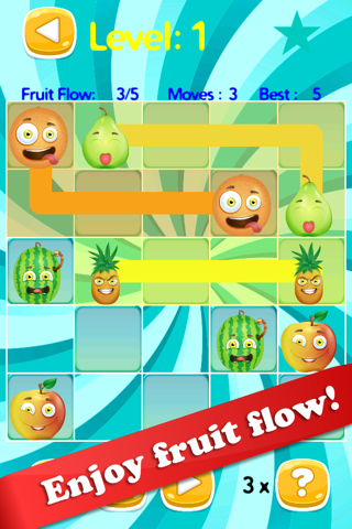 Fruit Path Awesome - Match fruit pair across colour line screenshot 2