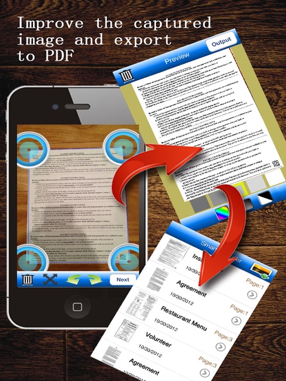MyScan HD: scan document into PDFs