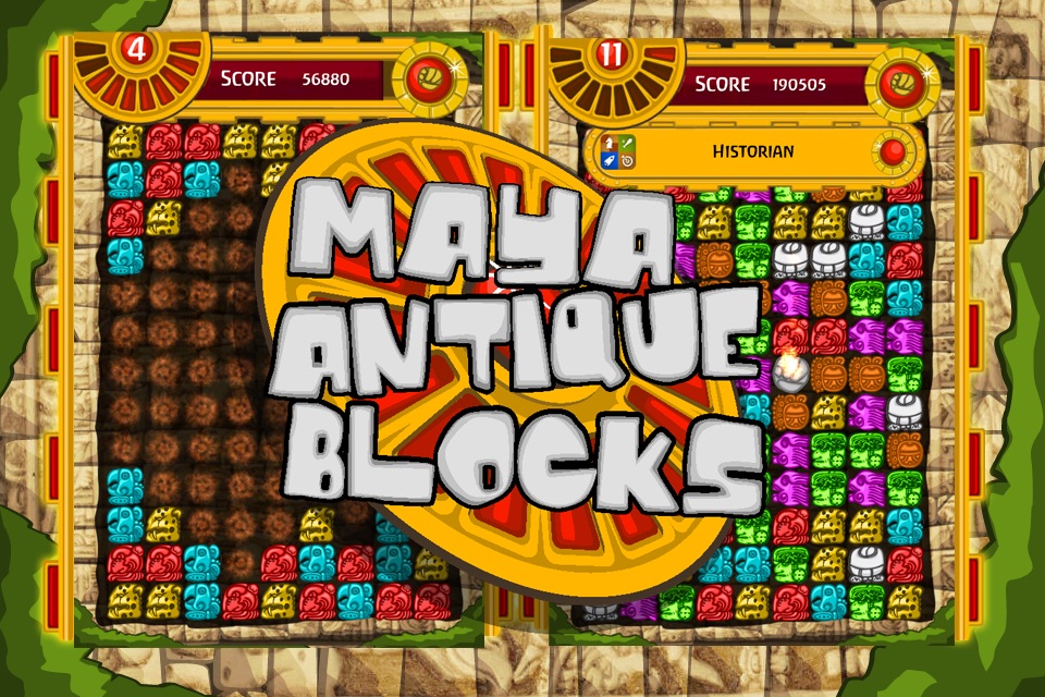 Antique Mayan Blocks - Collapse, Earn, Mash, Trap and Splash Jewel Pieces screenshot 2