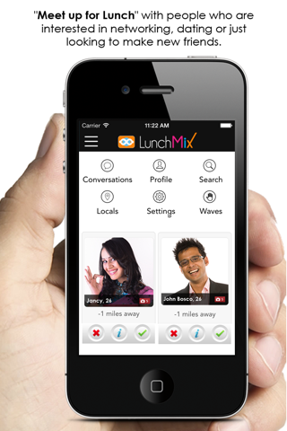 LunchMix – The Lunch Dating, Networking or Just Friendship App screenshot 2