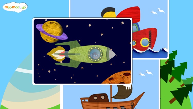 Rocket and Airplane : Puzzles, Games and Activities for Toddlers and Preschool Kids by Moo Moo Lab screenshot-4