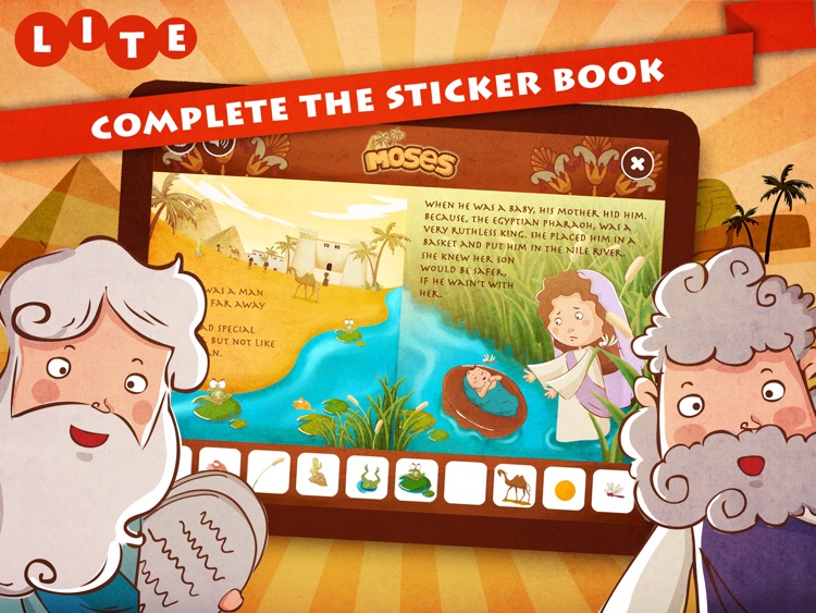 Moses Lite - The Sticker Storybook