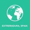 Extremadura, Spain Offline Map : For Travel
