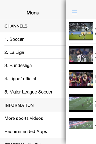 Soccer Videos - Watch highlights, match results and more - screenshot 2