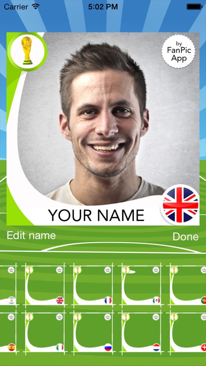 Football FanPic App – Soccer Fan Photo Frames and Image Editing