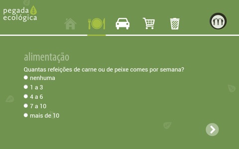 Pegada Ecológica screenshot 2