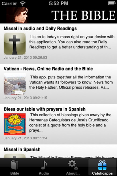The Bible in one year - Catolicapp.org screenshot-3