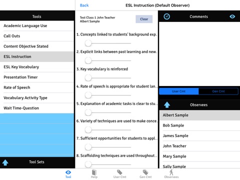 ClassGather ESL for iPad screenshot 2