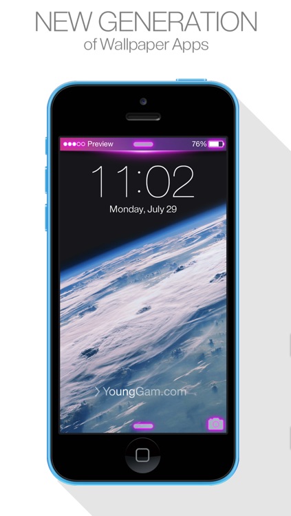 Status Bar Themes ( for iOS7 & Lock screen, iPhone ) New Wallpapers : by YoungGam.com