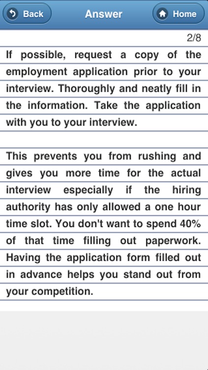Results Job Interview Prep
