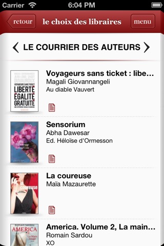 Le Choix des Libraires screenshot 2