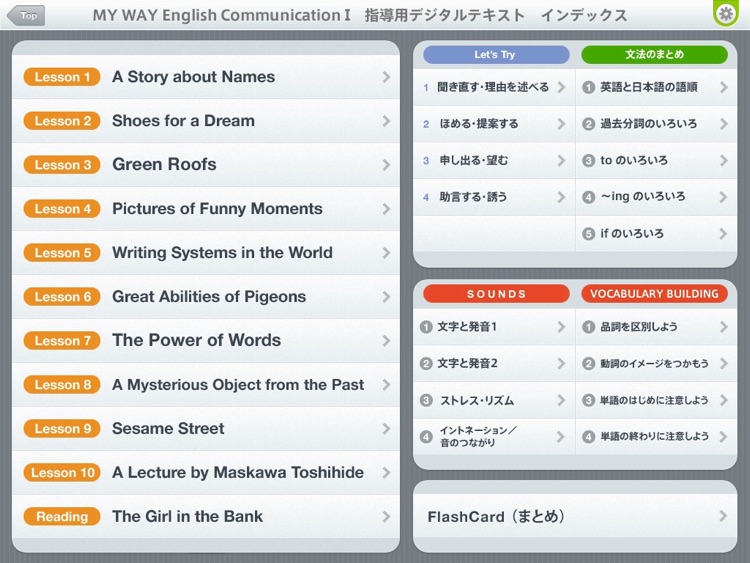 MY WAY English Communication I 指導用デジタルテキスト