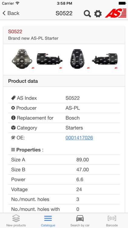 AS-PL Catalogue