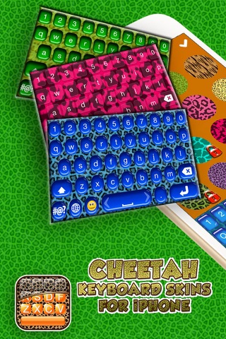 Cheetah Keyboard Skins for iPhone – Animal Print Design.s and Custom Themes Free screenshot 2