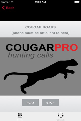 REAL Cougar Hunting Calls - 9 REAL Cougar CALLS & Cougar Sounds! screenshot 2