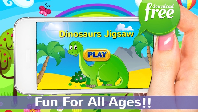 Dinosaurs Jigsaw & Puzzles Games Free For Toddlers(圖2)-速報App