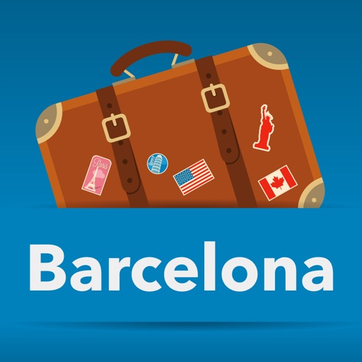 Barcelona offline map and free travel guide icon