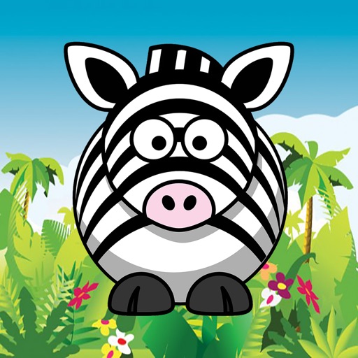 Cute Zebra Jump iOS App