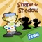 The game shapes and shadows and vocabulary