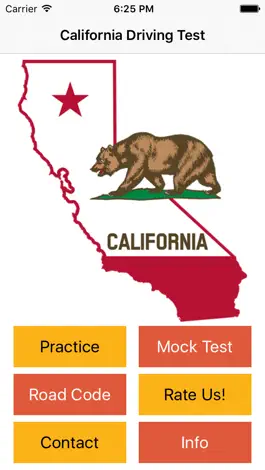 Game screenshot California Driving Test Preparation App DMV Driver's Handbook apk