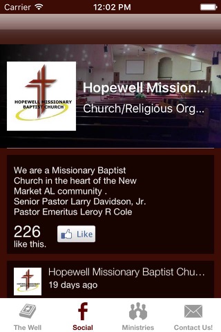 Hopewell MB Church - New Market, AL screenshot 2