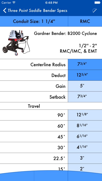 QuickBend: Conduit Bending Calculator screenshot-3