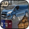 City Mail Delivery Van Sim HD