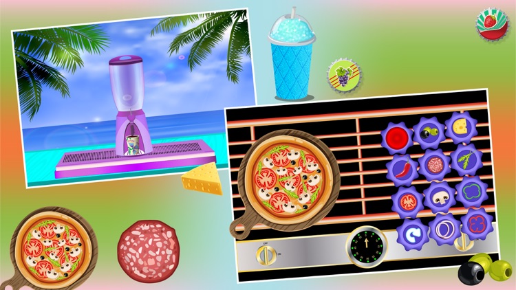 Slush and Pizza Maker – Free Crazy Italian Pizzeria Chef Restaurant & Kitchen cooking Games for Girls screenshot-3
