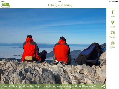Hiking and Biking in Slovenia for iPad screenshot 4