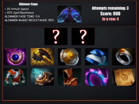 Item Quiz For Dota 2 App Price Drops