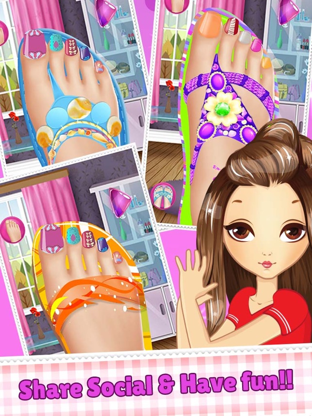Foot Nail Art Beauty Salon Game Cute Designs And Manicure Ideas for Girls  on the App Store