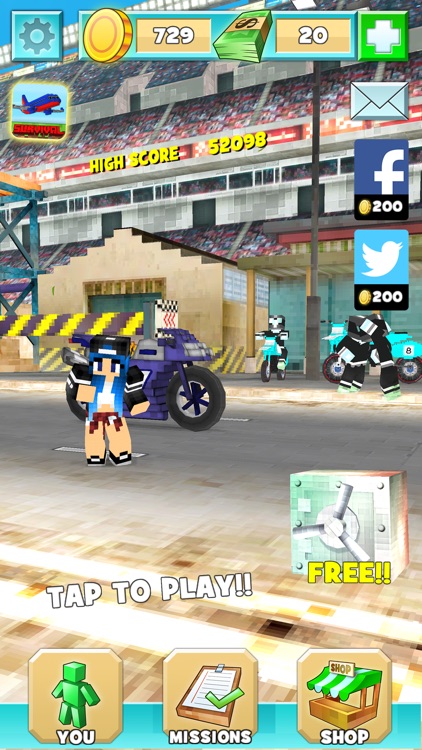 Block Motos | Top Dirt Bike Survival Racing Game for Free