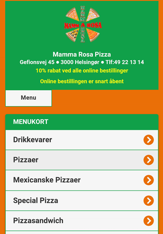 Mamma Rosa Pizza screenshot 2