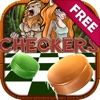 Checkers Board Puzzle Free - “ Furry Game with Friends Edition ”
