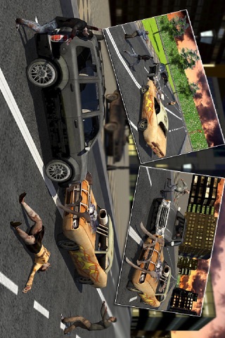Car Driving Zombie Shooter 3d screenshot 2
