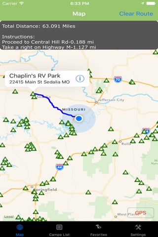 Missouri – Camping & RV spots screenshot 2