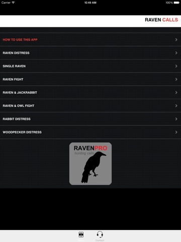 REAL Raven Hunting Calls -- 7 REAL Raven CALLS & Raven Sounds! - Raven e-Caller - Ad Free - BLUETOOTH COMPATIBLE screenshot 2