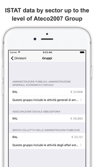 Retribuzioni Contrattuali per Ateco 2007(圖4)-速報App