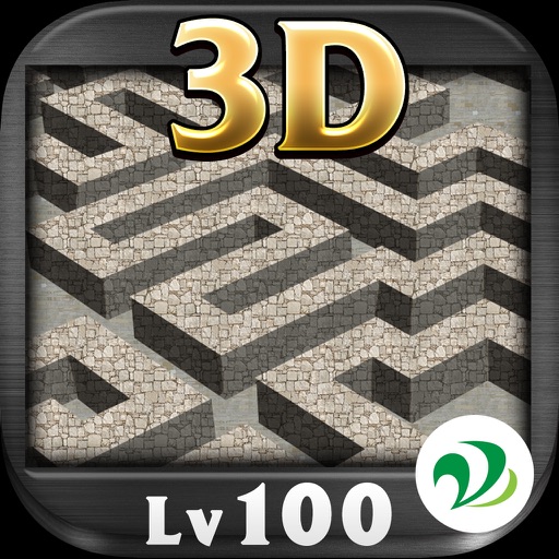 3D Maze Level 100 Icon