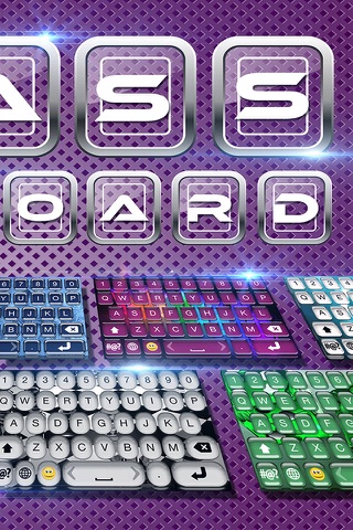Glass Keyboard! - Personalize Your Keyboard with Colorful Themes, Cool Fonts and Emoji Art screenshot 2