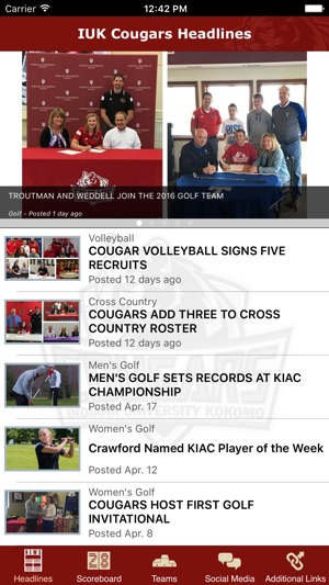 IUK Cougars(圖2)-速報App